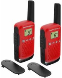 Statie radio PMR portabila Motorola TALKABOUT T42 RED set cu 2 buc